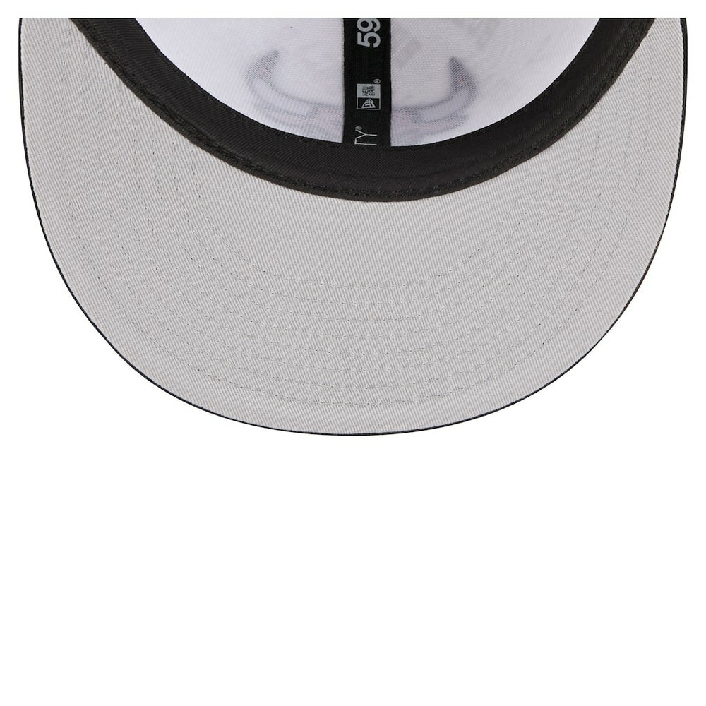 Chicago Bulls Repeat 59Fifty Fitted Hat White/Black - NBA
