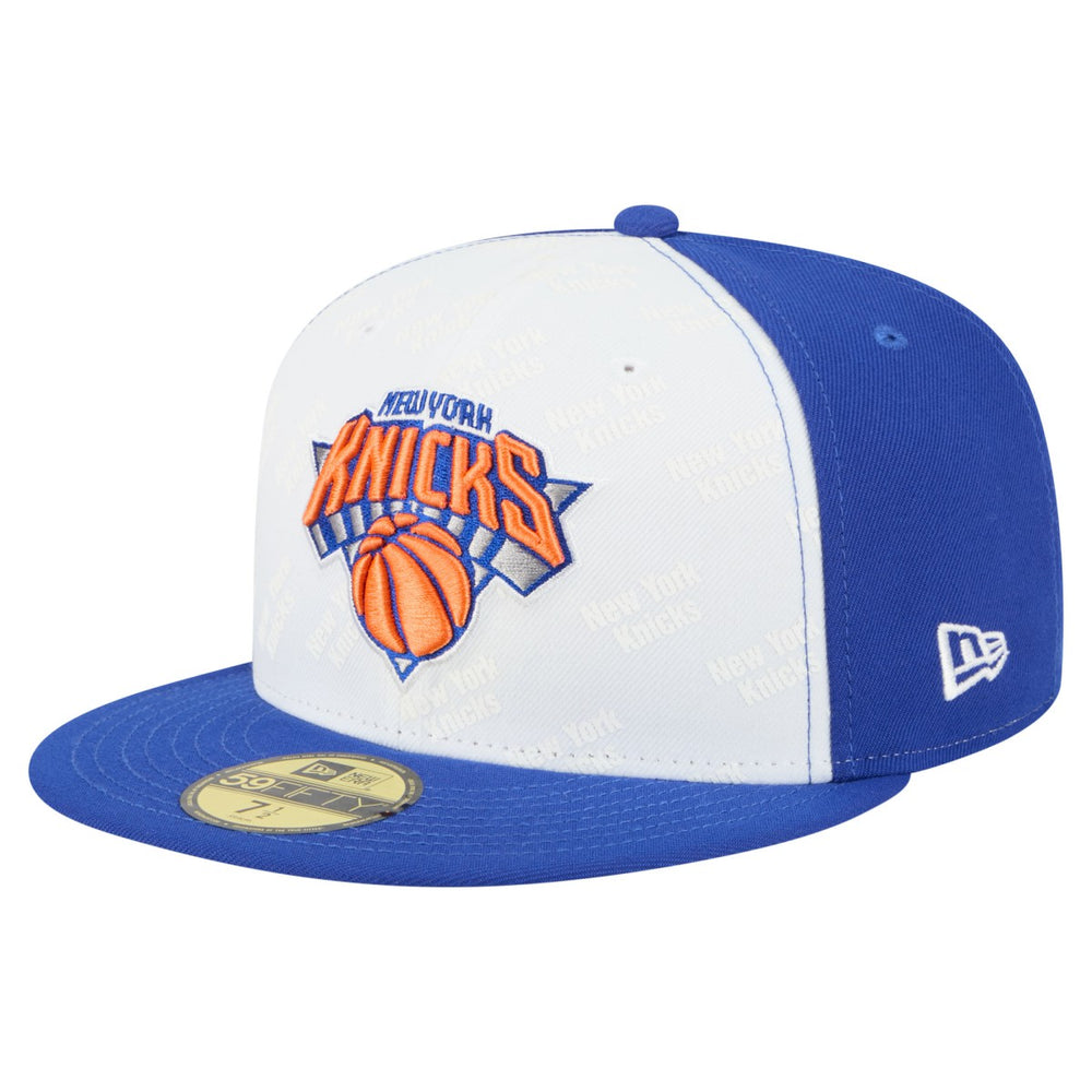 New York Knicks Repeat 59Fifty Fitted Hat White/Blue - NBA