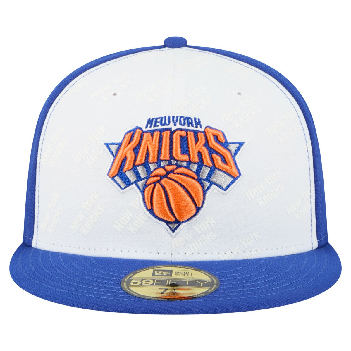 New York Knicks Repeat 59Fifty Fitted Hat White/Blue - NBA