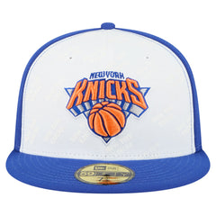 New York Knicks Repeat 59Fifty Fitted Hat White/Blue - NBA