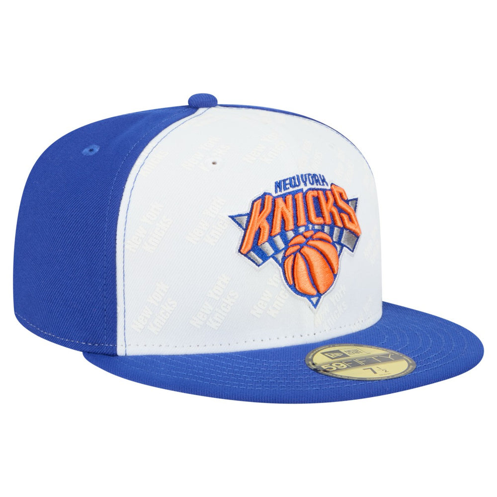 New York Knicks Repeat 59Fifty Fitted Hat White/Blue - NBA