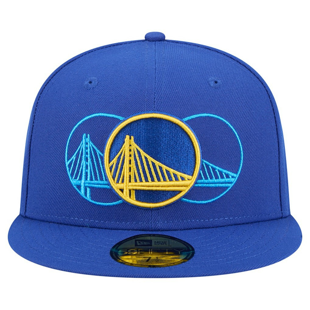 Golden State Warriors Tri-Hit 59Fifty Fitted Hat Royal - NBA