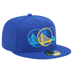 Golden State Warriors Tri-Hit 59Fifty Fitted Hat Royal - NBA