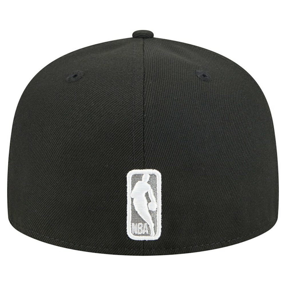 Brooklyn Nets Tri-Hit 59Fifty Fitted Hat Black - NBA
