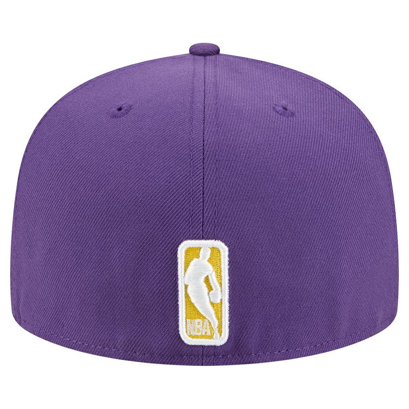 Los Angeles Lakers Tri-Hit 59Fifty Fitted Hat Purple - NBA