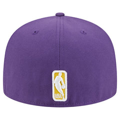 Los Angeles Lakers Tri-Hit 59Fifty Fitted Hat Purple - NBA