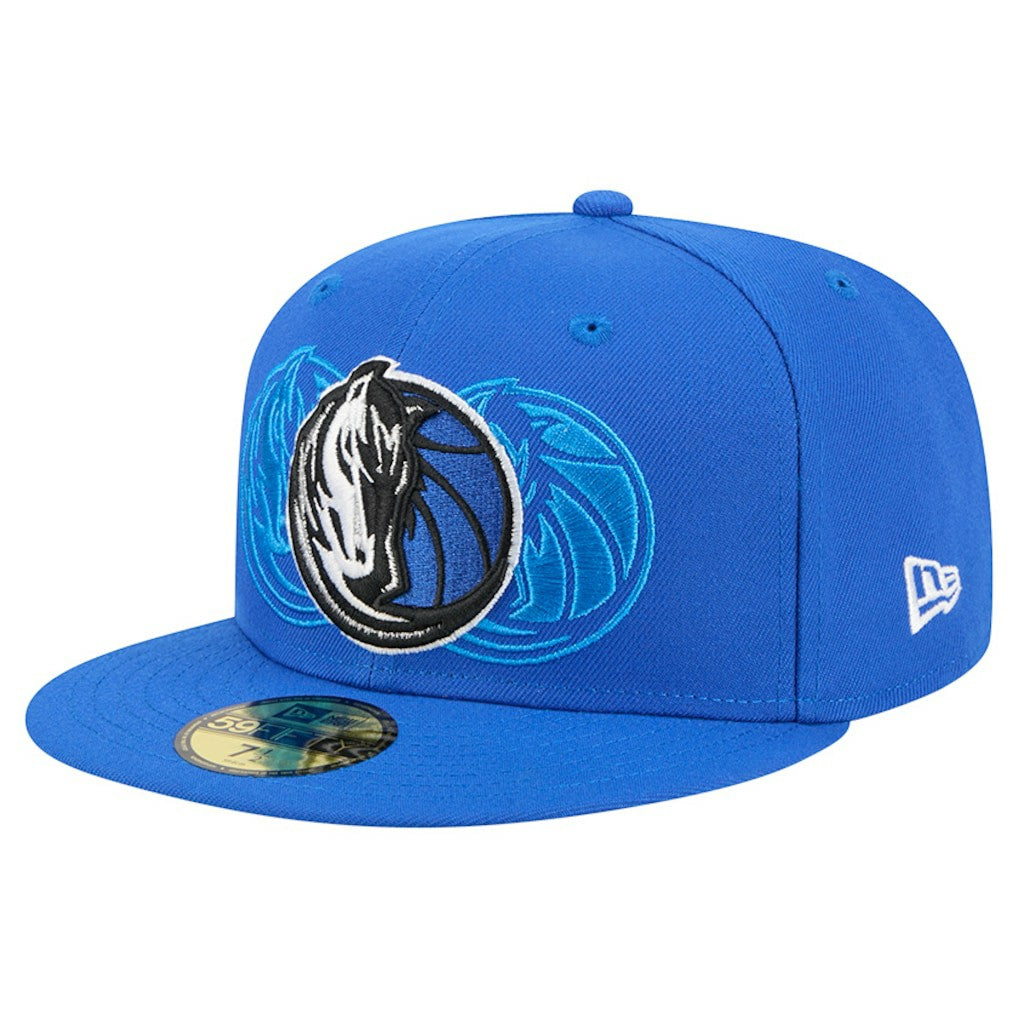 Dallas Mavericks Tri-Hit 59Fifty Fitted Hat Blue - NBA