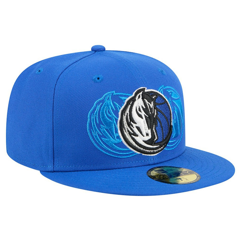 Dallas Mavericks Tri-Hit 59Fifty Fitted Hat Blue - NBA