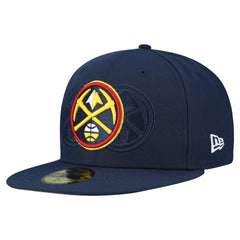 Denver Nuggets Tri-Hit 59Fifty Fitted Hat Navy - NBA