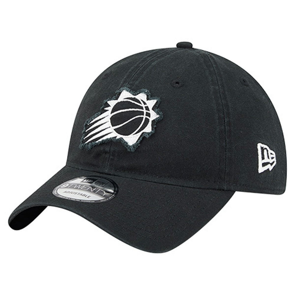 Phoenix Suns Stamp Fabric Applique 9TWENTY Adjustable Hat Black - NBA