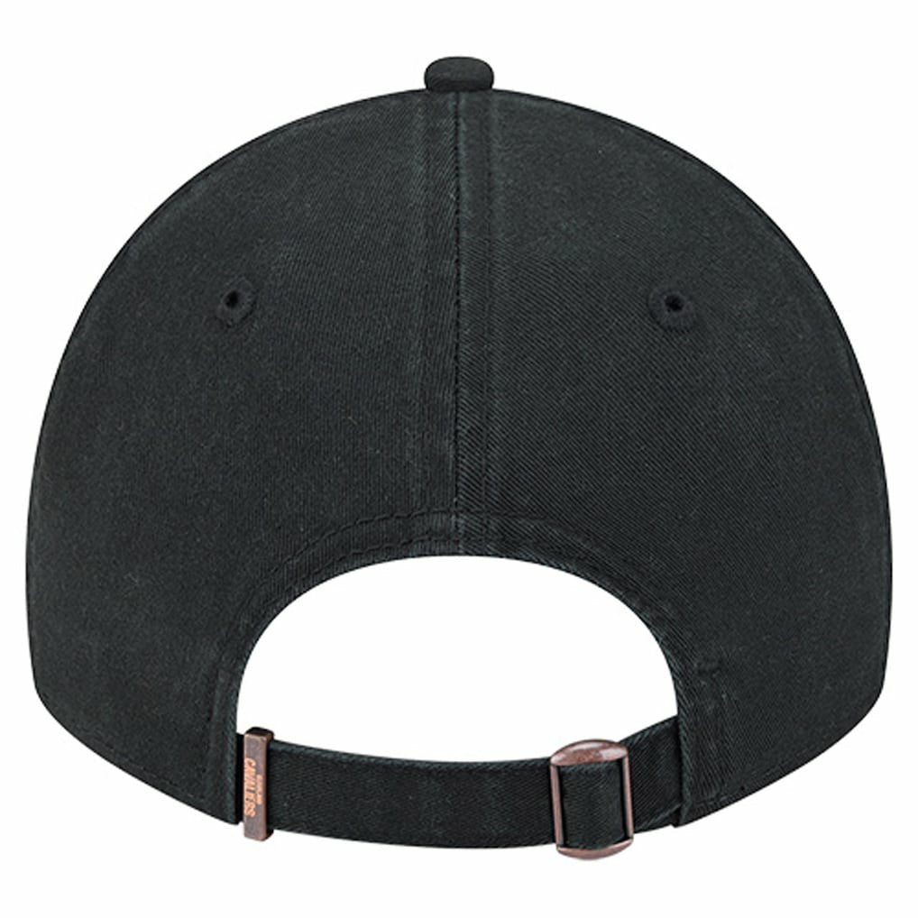 Cleveland Cavaliers Stamp Fabric Applique 9TWENTY Adjustable Hat Black - NBA