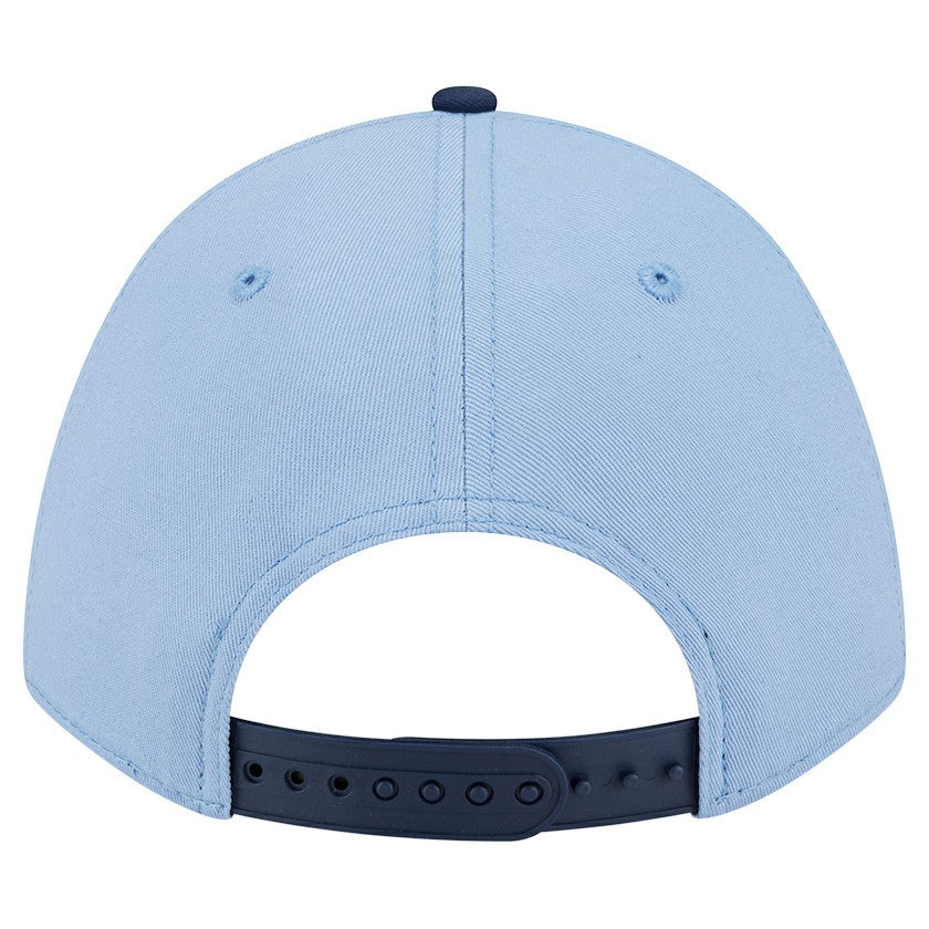 Memphis Grizzlies Bold Arch COOLERA 9FORTY A-Frame M-Crown Adjustable Hat Light Blue - NBA