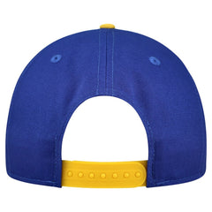 Golden State Warriors Bold Arch COOLERA 9FORTY A-Frame M-Crown Adjustable Hat Royal - NBA
