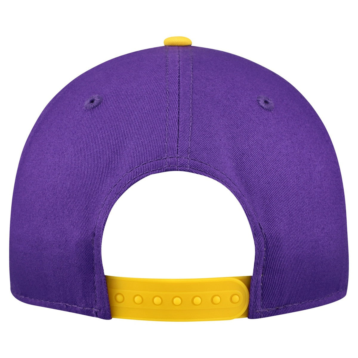 Los Angeles Lakers Bold Arch COOLERA 9FORTY A-Frame M-Crown Adjustable Hat Purple - NBA