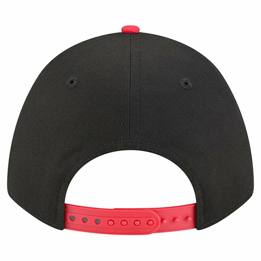 Chicago Bulls Bold Arch COOLERA 9FORTY A-Frame M-Crown Adjustable Hat Black - NBA