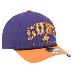 Phoenix Suns Bold Arch COOLERA 9FORTY A-Frame M-Crown Adjustable Hat Purple - NBA