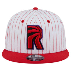 Toronto Raptors Deceptor Pinstripe 9FIFTY Snapback Hat White - NBA