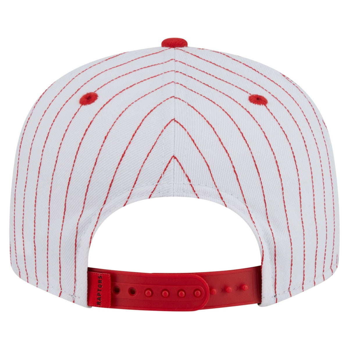 Toronto Raptors Deceptor Pinstripe 9FIFTY Snapback Hat White - NBA