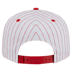 Toronto Raptors Deceptor Pinstripe 9FIFTY Snapback Hat White - NBA