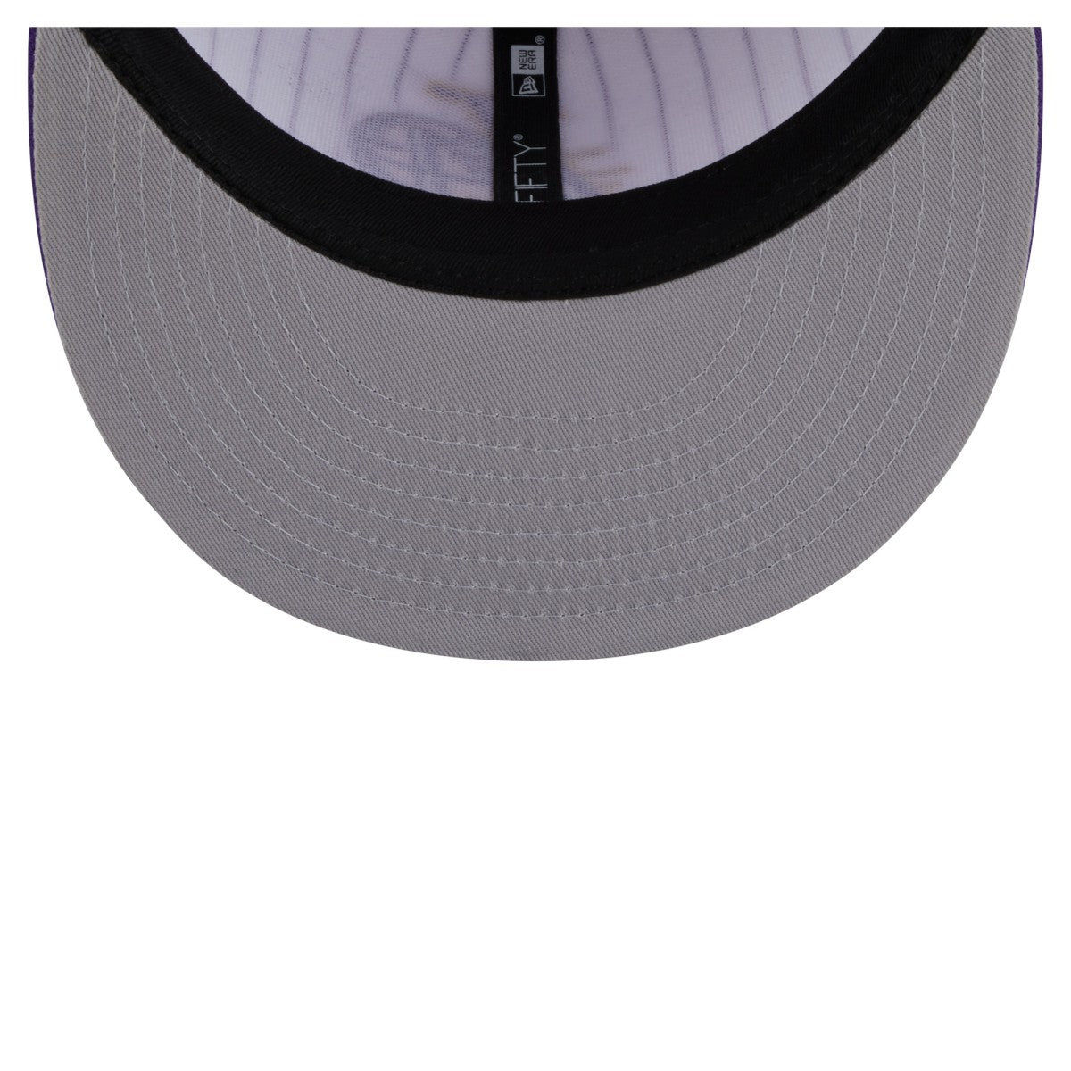 Los Angeles Lakers Deceptor Pinstripe 9FIFTY Snapback Hat White - NBA