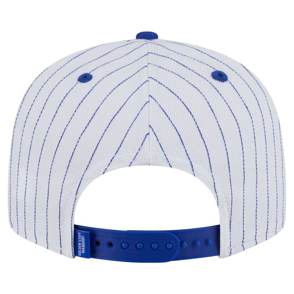 Golden State Warriors Deceptor Pinstripe 9FIFTY Snapback Hat White - NBA