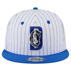 Dallas Mavericks Deceptor Pinstripe 9FIFTY Snapback Hat White - NBA