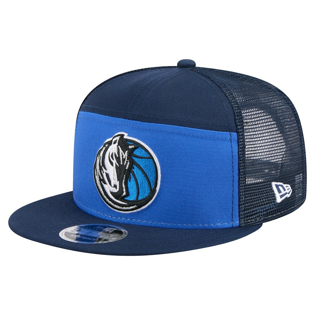 Dallas Mavericks Outdoor Split Panel 9FIFTY Snapback Hat Blue/Navy - NBA