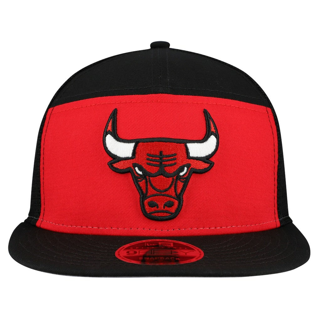 Chicago Bulls Outdoor Split Panel 9FIFTY Snapback Hat Red/Black - NBA