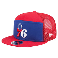 Philadelphia 76ers Outdoor Split Panel 9FIFTY Snapback Hat Royal/Red - NBA