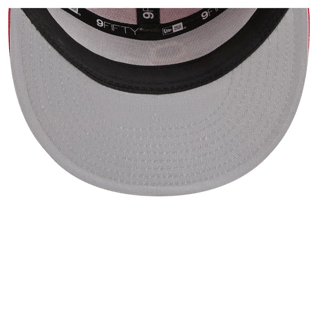 Philadelphia 76ers Outdoor Split Panel 9FIFTY Snapback Hat Royal/Red - NBA