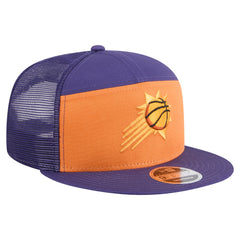 Phoenix Suns Outdoor Split Panel 9FIFTY Snapback Hat Orange/Purple - NBA