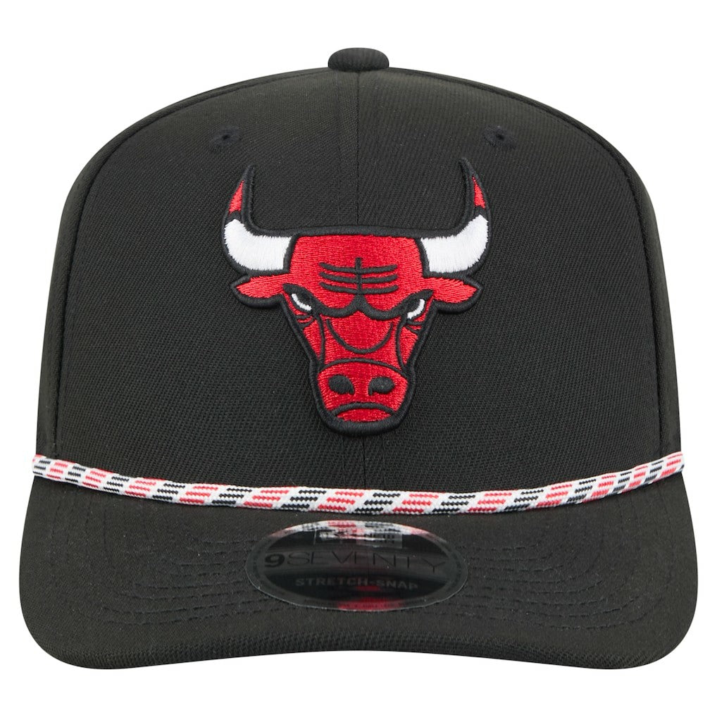Chicago Bulls Rope 9SEVENTY Adjustable Hat Black - NBA