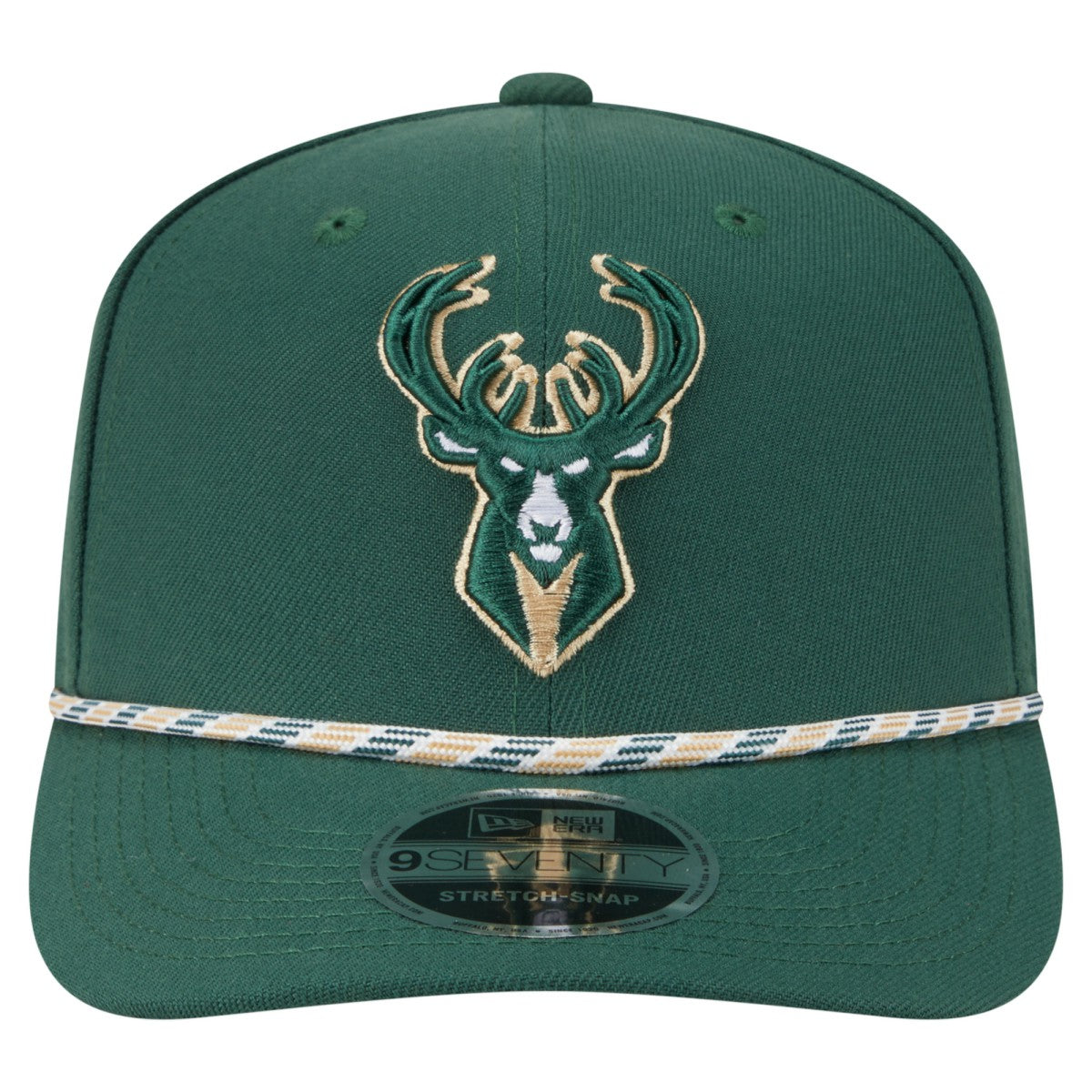 Milwaukee Bucks Rope 9SEVENTY Adjustable Hat Hunter Green - NBA
