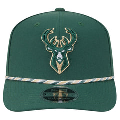 Milwaukee Bucks Rope 9SEVENTY Adjustable Hat Hunter Green - NBA