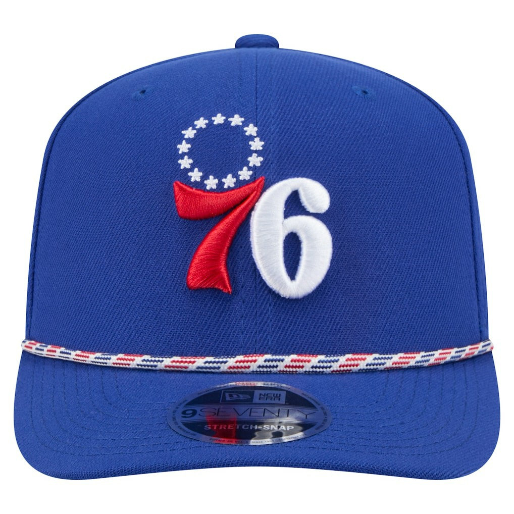 Philadelphia 76ers Rope 9SEVENTY Adjustable Hat Blue - NBA
