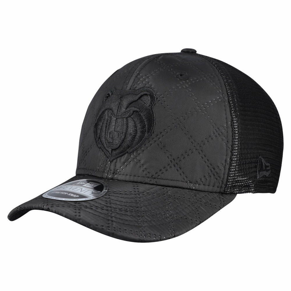 Memphis Grizzlies Quilted 9SEVENTY Trucker Adjustable Hat Black - NBA