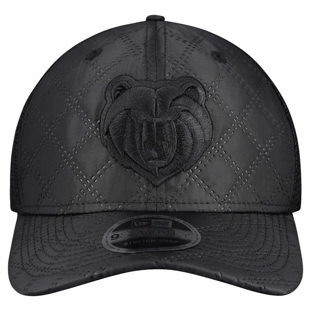 Memphis Grizzlies Quilted 9SEVENTY Trucker Adjustable Hat Black - NBA