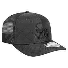 Philadelphia 76ers Quilted 9SEVENTY Trucker Adjustable Hat Black - NBA