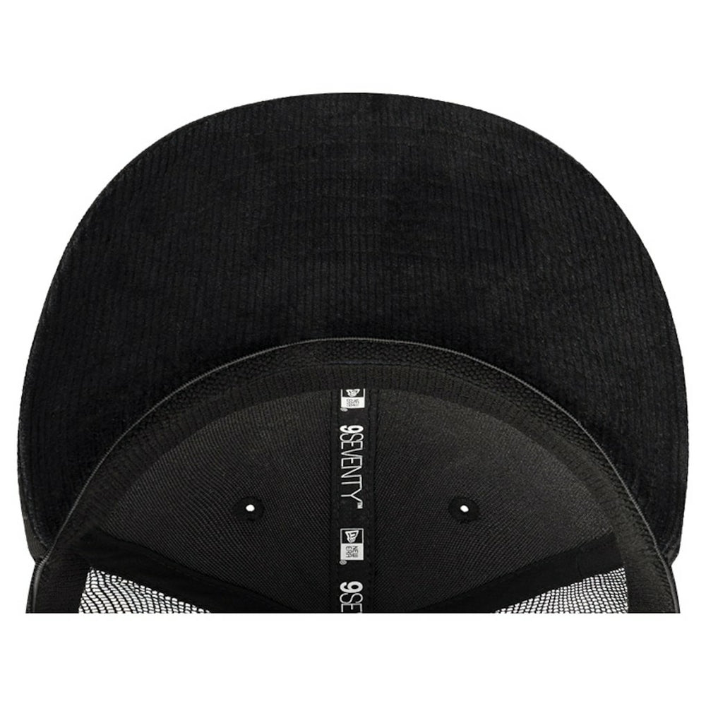 Chicago Bulls Quilted 9SEVENTY Trucker Adjustable Hat Black - NBA