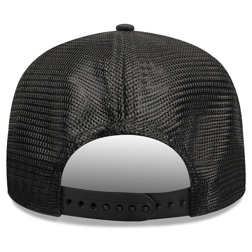 Boston Celtics Quilted 9SEVENTY Trucker Adjustable Hat Black - NBA