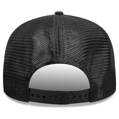 Boston Celtics Quilted 9SEVENTY Trucker Adjustable Hat Black - NBA