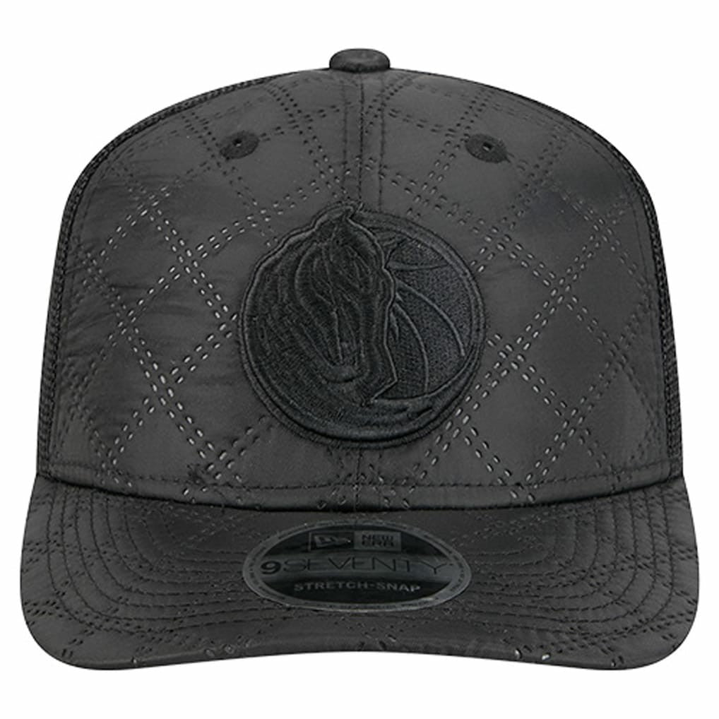 Dallas Mavericks Quilted 9SEVENTY Trucker Adjustable Hat Black - NBA