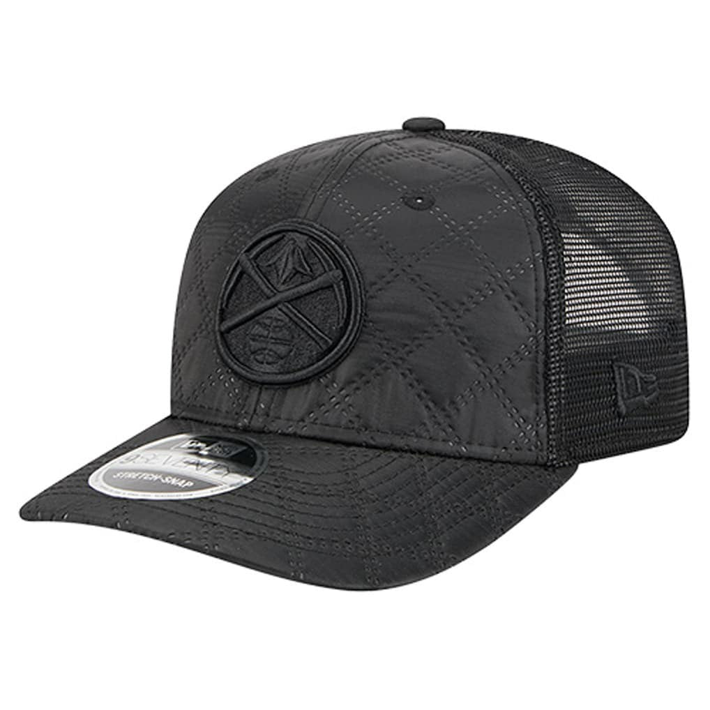 Denver Nuggets Quilted 9SEVENTY Trucker Adjustable Hat Black - NBA
