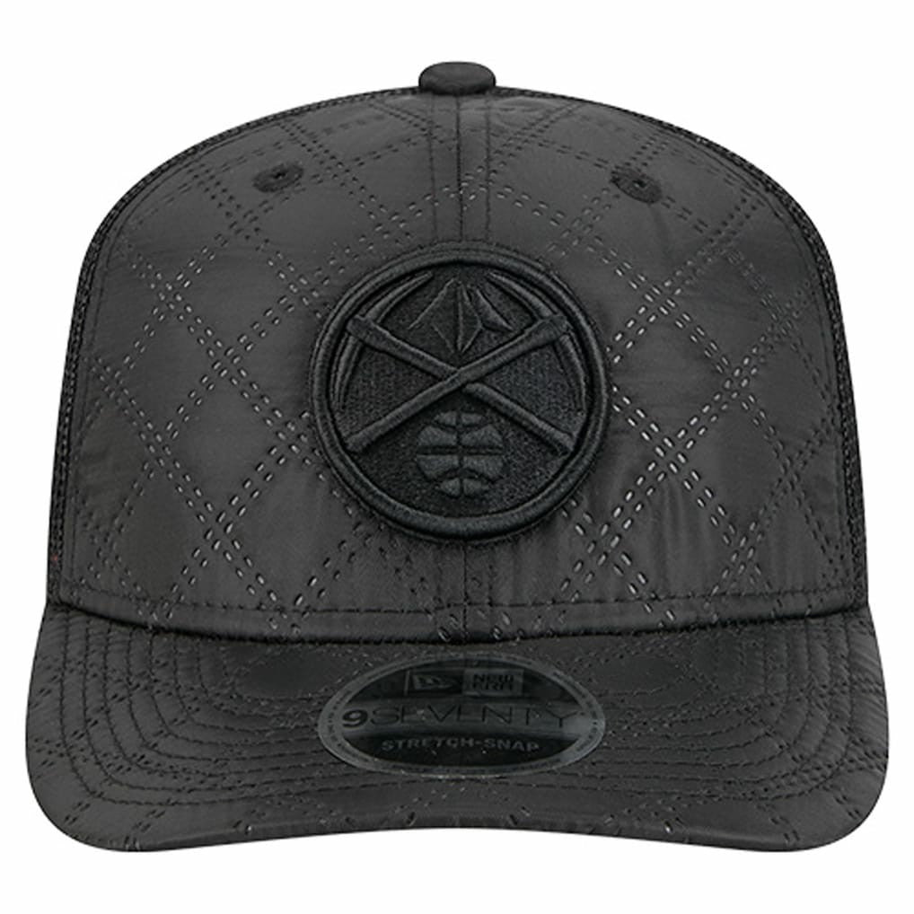 Denver Nuggets Quilted 9SEVENTY Trucker Adjustable Hat Black - NBA