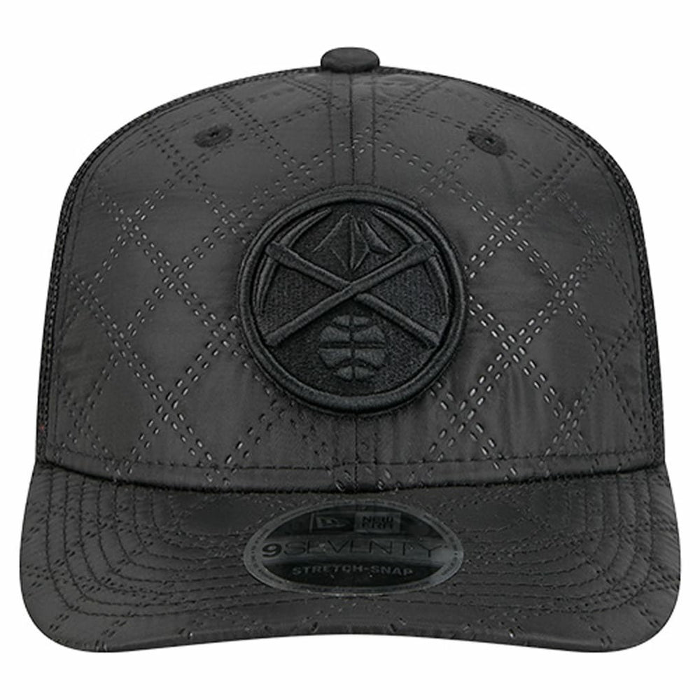 Denver Nuggets Quilted 9SEVENTY Trucker Adjustable Hat Black - NBA