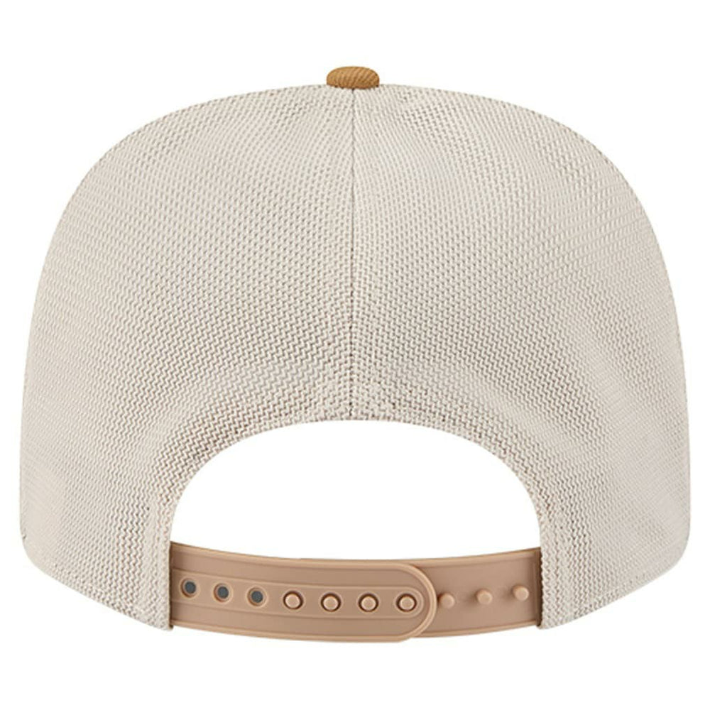 Chicago Bulls Two-Tone 9SEVENTY Adjustable Trucker Hat Tan/Light Brown - NBA