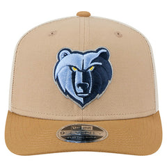 Memphis Grizzlies Two-Tone 9SEVENTY Adjustable Trucker Hat Tan/Light Brown - NBA