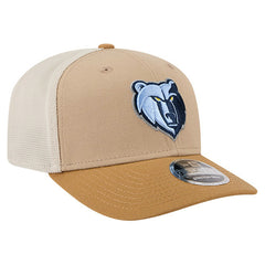 Memphis Grizzlies Two-Tone 9SEVENTY Adjustable Trucker Hat Tan/Light Brown - NBA