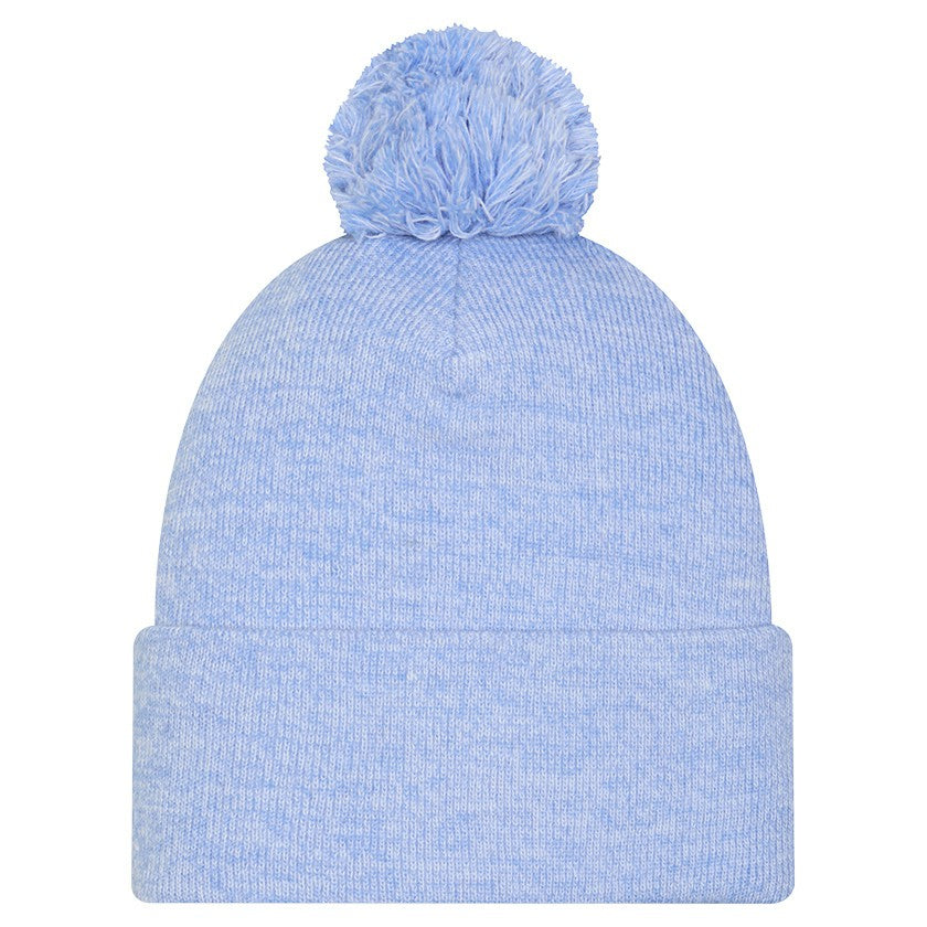 Memphis Grizzlies Marled Cuffed Knit Hat with Pom Light Blue - NBA
