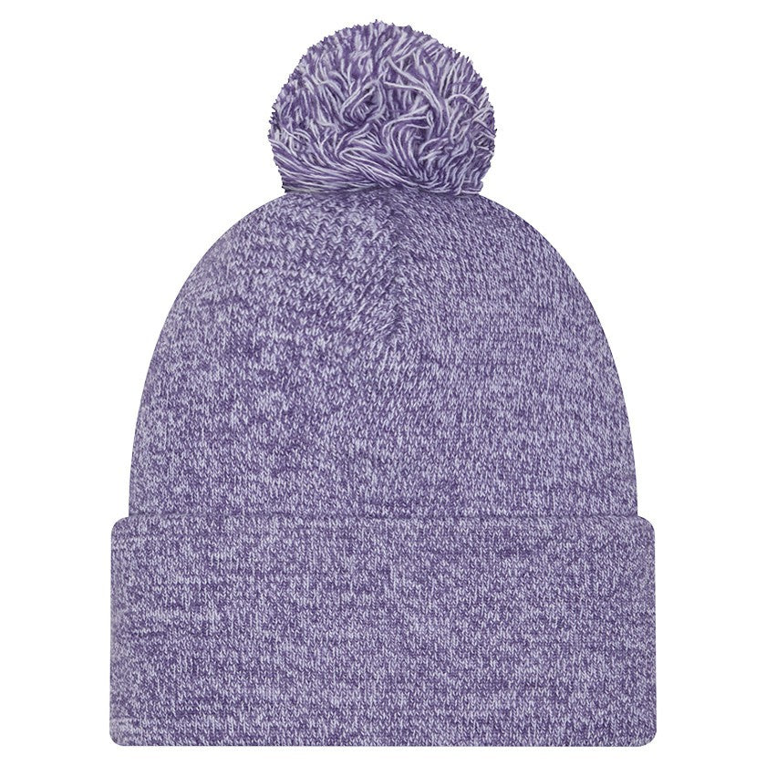Phoenix Suns Marled Cuffed Knit Hat with Pom Purple - NBA